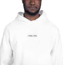 Load image into Gallery viewer, I Feel You Hoodie Bordeaux/White